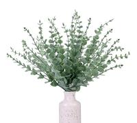 CEWOR Lot de 24 tiges d'eucalyptus artificielles pour décoration de mariage, centre de table, arrangement floral, décoration de maison de ferme