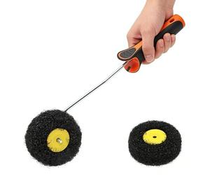 CEWROM Rouleau de mastic, rouleau de spatule de 38 cm, rouleau de revêtement pour mastic de mastic, rouleau spécial pour mastic de mastic, rouleau de nettoyage, rouleau de spatule à rouleau, rouleau