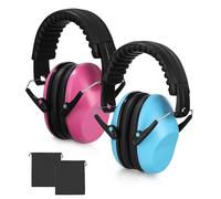 Cexovo Casque Anti Bruit Enfant, Protection Auditive pour Enfants Casque Pliable Réglable,Casque Anti-Bruit pour L'étude Robuste et facile à Ranger