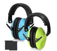 Cexovo Casque Anti Bruit Enfant, Protection Auditive pour Enfants Casque Pliable Réglable,Casque Anti-Bruit pour L'étude Robuste et facile à Ranger