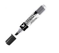 Pilot Pen Marqueurs tableau blanc V-Board Master – Lot de 10, pointe biseautée moyenne, noir
