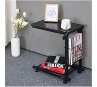CFDZCP Table De Mobilité Roulante Au-Dessus du Lit, Table D'appoint Réglable for Ordinateur Portable, Canapé avec Rangement, Chariot Mobile for Petits Espaces, Chambre À Coucher, Salon, Bureau(E)