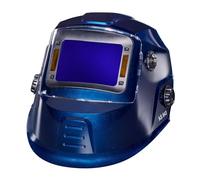CFH Casque de soudage automatique professionnel AS 843-4 avec capteurs de lumière, fonction mémoire, affichage de la batterie, champ de vision 108 x 74 mm, protection UV/IR DIN 16, pour MMA, MIG, MAG