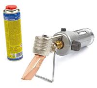 CFH Fer à souder en cuivre PK 932 Piezo avec support et 110 ml de gaz spécial 51932