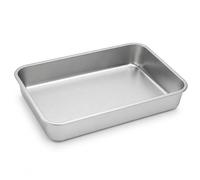Cflagrant® Plat à Four Inox 18/10, Grand 41,5 x 29,5 x 6,1 cm