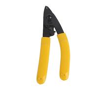 CFS-3 Coupe-Fil Décapant de Fibre Optique de Décapage Pince Poignée Courbée pour la Précision de Dénudage et Sertissage en Acier au Carbone Jaune