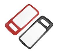 CFTGIW 2pcs Fibre de Carbone Fibre Intérieur Poignée de Porte Trimes Couvertures de Cadre For pour la Poignée de Porte de la 2009-2013