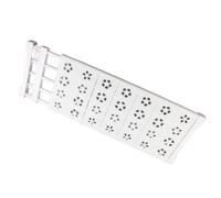 CFTGIW Étagère de Tension de Placard Extensible Blanche sans Perceuse 75-120 Cm Armoire pour Gagner de l'espace, étagère à Chaussures et Séparateur d'étagère (Longueur 75-120 cm / 29,5-47,2 Pouces)