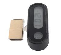 CFTGIW Horloge Numérique et Thermomètre pour Véhicules | Affichage LED bleu, utilisation multifonction, facile à installer, surveillance de la température, style moderne