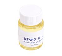 CFTGIW Huile de Lin à Séchage Lent pour Artistes, 60ML | Améliore la profondeur de la couleur, améliore la brillance, matière organique, épaissie pour une application facile