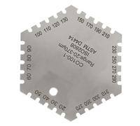 CFTGIW Jauge Hexagonale D'épaisseur de Film Humide, Carte de Mesure de