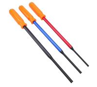 CFTGIW Jeu de Poinçons Longs avec Poignées Ergonomiques et Capuchons de Frappe Têtes de Poinçon 1/4 5/16 3/8 pour le Retrait des Goupilles D'étrier de Frein Construction