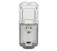 CFTGIW Prise étanche Allemande Haute Performance IP66 avec Interrupteur