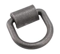 CFTGIW Soudure Robuste sur Anneau en D forgé 5/8 Pouces 18 000 LBS Résistance à la Rupture 6 300 LBS Charge de Travail Rotation à 180 Degrés Anneau en D Soudable pour Remorque Camion