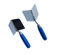 CFTGIW Truelle D'angle Intérieur Extérieur, Construction Durable en Acier | Conçu pour le plâtrage, poignée en caoutchouc confortable, connexion de lame entièrement soudée, idéal pour le bricolage