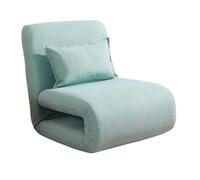 CFY652 Salon Canapé Paresseux Pliable inclinable, Coussin de Sol for Baie vitrée, Chaise Longue Simple Canapé(Blue)