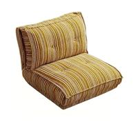 CFY652 Salon Canapé Paresseux Pliant, Petit canapé-lit for Faire la Sieste, Chaise Longue inclinable avec Dossier Canapé(Yellow,Petit)