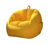 CFY652 Salon Canapé Paresseux, Pouf, Chaise Simple, for Salon, Tatami, canapé gigogne Canapé(Yellow,Petit)