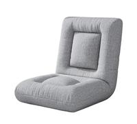 CFY652 Salon Paresseux canapé Tatami Chambre Baie vitrée lit Dossier Chaise Pliable Simple Mensonge Coussin Canapé(Grigio)