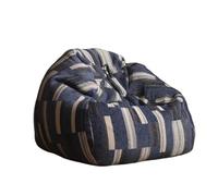 CFY652 Salon Pouf Paresseux, canapé inclinable, Chaise Longue Simple, Tatami, for Balcon, au Sol Canapé(Blue,Petit)