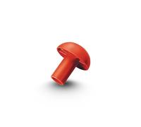 CG94 - Bouchons de Signalisation Copritondino en Polyéthylène Rouge | Lot de 25 Pièces | Sécurité sur Chantier pour Monçons et Barres en Acier | Ø 6-20 mm