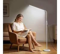 CGBE 60cm Lampadaire sur Pied Salon LED Dimmable avec Contrôle Tactile | 360 ° Flexible Lampe Liseuse sur Pied Anti-Scintillement - Luminosité Réglable 18W Lampadaire Pour Chambre Bureau Lecture
