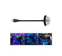 CGEAMDY Lampe LED USB Pour Voiture, Ciel étoilé Lumière Projecteur Veilleuse Réglable Plusieurs Modes, Réglage à 360° De L'angle De Projection, Pour Voiture Chambre à Coucher, Lumière D'ambiance