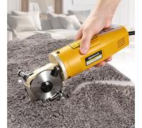 CGOLDENWAL YJ-70A Ciseaux Électrique Tissu Ciseaux Rond Couteau Épaisseur de Coupe 25mm Diamètre de Lame 70mm 2400tr/min avec Fonction d'Affûtage Automatique 220V