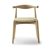 CH20 Elbow Chaise rembourré Carl Hansen & Søn cadre chêne huilé siège cuir thor 300 - 5714413904644