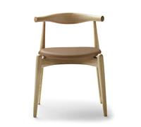 CH20 Elbow Chaise rembourré Carl Hansen & Søn cadre chêne huilé siège cuir thor 325 - 5715230559376