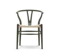 CH24 Wishbone Chair Chaise CHS Soft Coulours Carl Hansen & Søn Olive vert - 5715397306011