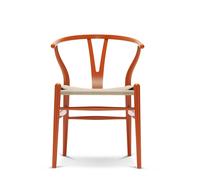 CH24 Wishbone Chair Chaise CHS Soft Coulours Carl Hansen & Søn Orange-rouge - 5715397308459