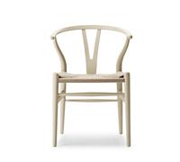 CH24 Wishbone Chair Chaise Ilse Crawford Couleurs Carl Hansen & Søn Barley - 5715230005989