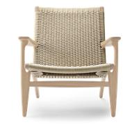 CH25 Fauteuil de Salon Chêne Blanc Huile Carl Hansen & Søn - 5714413948068