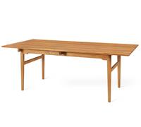 CH327 Table de salle à manger teck L 248 cm Carl Hansen & Søn - 5715230650646