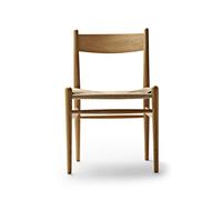 CH36 Chaise sans accoudoirs Carl Hansen & Søn chêne huilé tresse naturel - 5714413742093