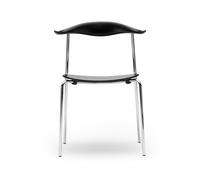 CH88T Chaise cadre acier inoxydable Carl Hansen & Søn oak noir laque - 5714413827059
