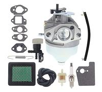 Chacarbtu Carburateur 16100-Z0L-853 + valve 16950-ZM0-003 pour moteurs de tondeuse Honda GCV160A GCV160LA GCV160LA0 GCV160 GCV160 avec kit de ressort de régulateur 16561-Z0L-000