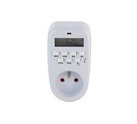 Chacon Programmateur digital 54020 FR 3680 W – 20 programmes Jour/Semaine et fonction aléatoire