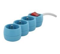 Chacon - Bloc multiprise 3x16A 1,5 m - Bleu Bleu