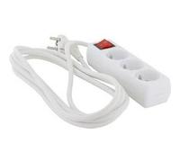 Chacon - Bloc multiprise 3x16A + interrupteur - 3 m - blanc Blanc