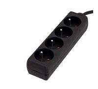 Chacon Bloc Multiprise 4 Prises 16A 1,5m Noir