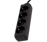 CHACON Bloc multiprise 4 prises 16A 1,5m noir