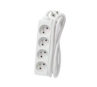 CHACON Bloc multiprise 4 prises 16A 3m blanc