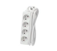 CHACON Bloc multiprise 4 prises 16A 3m blanc