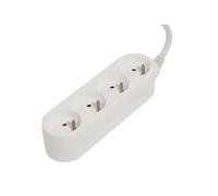 Chacon bloc multiprise 4 prises - Blanc