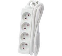 Chacon Bloc multiprise 4 x 16 A – longueur 1,5 m – blanc