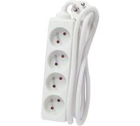 CHACON Bloc multiprise rallonge 4 prises 16A 5m blanc