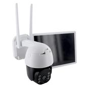CHACON Caméra WiFi rotative d’extérieure sans Fil avec Panneau Solaire