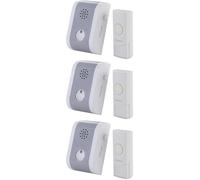 CHACON Carillon sans Fil sur Batterie 16 mélodies (Lot de 3)